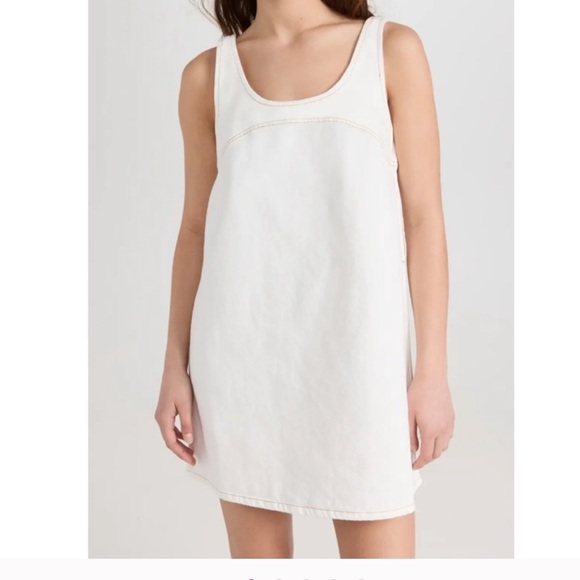 Frame Micro Flare Denim Dress - Picture 1 of 4